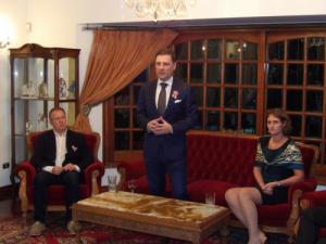 Visita de Bence Tuzson, Secretario de Estado