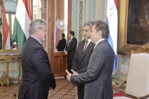 Presentación de las cartas credenciales