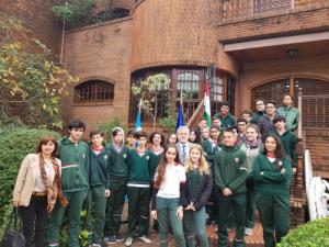Visita de alumnos de Colegio San Ladislao